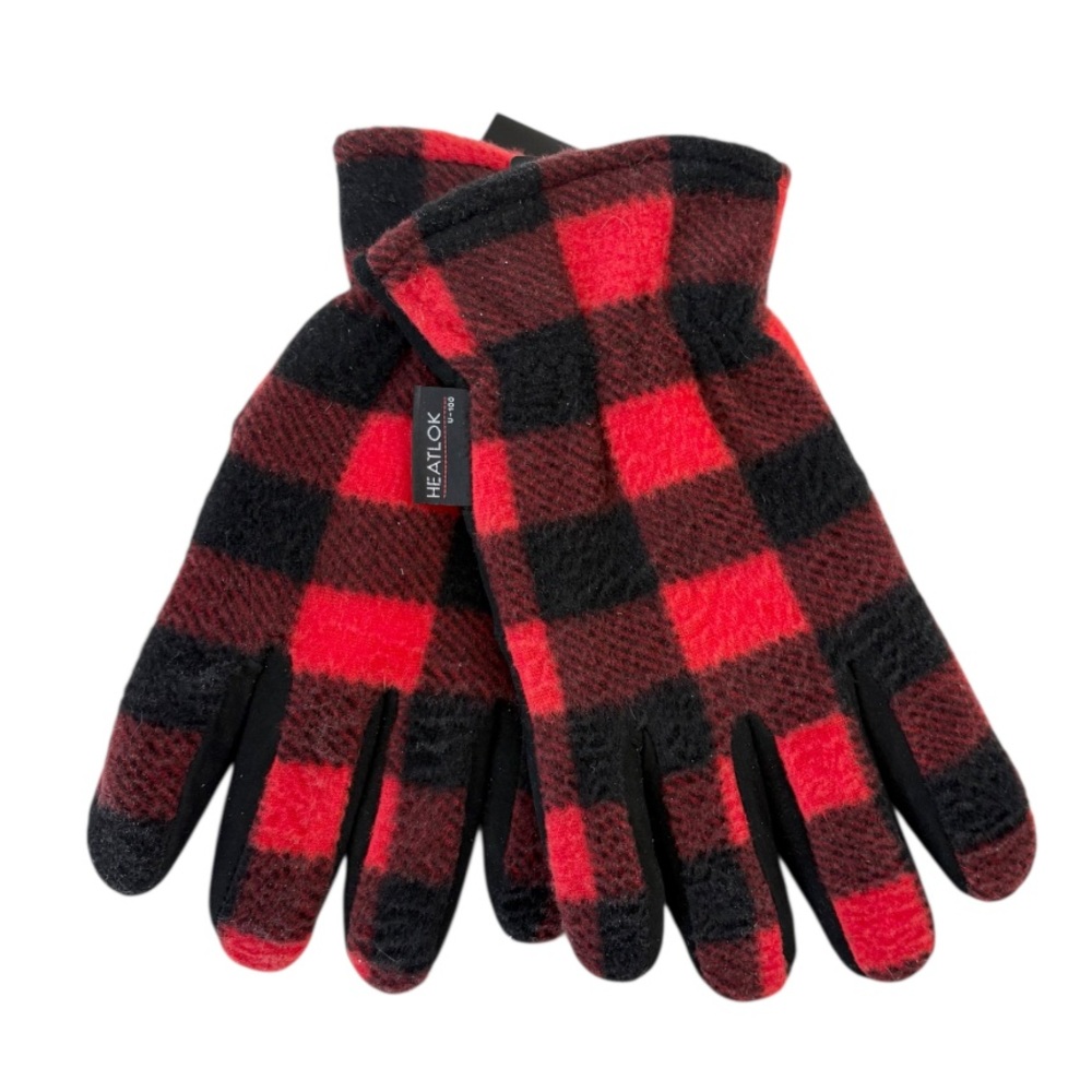 Watson Gloves Dapper Dan Winter Gloves Lined in Soft Flannel and Buffalo Plaid